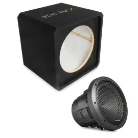 Сабвуфер для авто NVX NE101S_HDZW10 10", закрытый, 3/4" MDF, в корпусе
