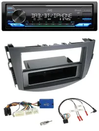 Автомагнитола для Toyota RAV4 2011–2013 JVC Bluetooth, DAB, USB, поддержка управления на руле