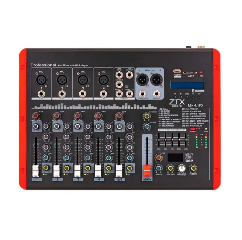 Аналоговый микшер ZTX audio Mix 4.1.Fx