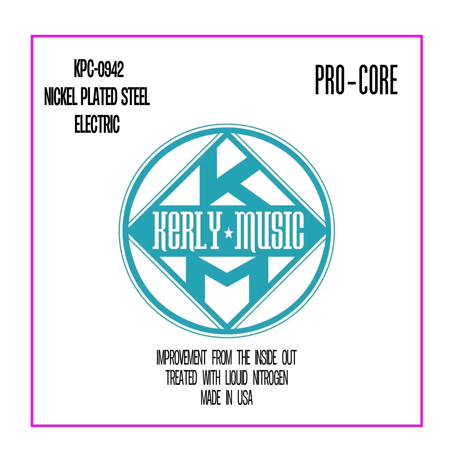 Струны для электрогитары Kerly KPC-0942 Pro Core 9-42
