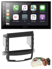 Pioneer MP3 Bluetooth DAB 2DIN USB Autoradio für SSangYong Korando 10-13