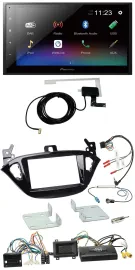 Автомагнитола Pioneer 2DIN, DAB, Bluetooth, USB, для Opel Adam/Corsa E (с 2013)