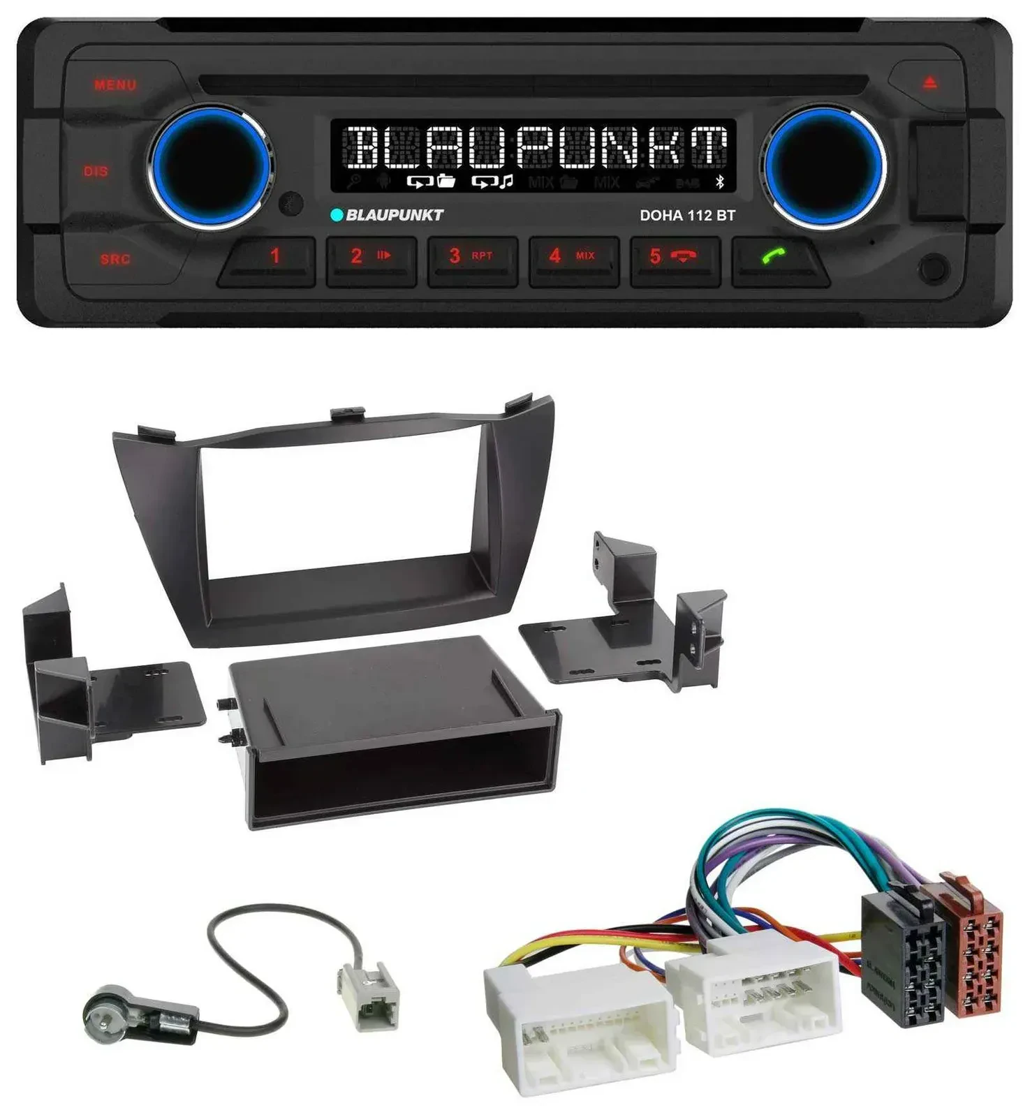 Blaupunkt AUX MP3 CD Bluetooth USB Autoradio für Hyundai Tucson (2010-2015)