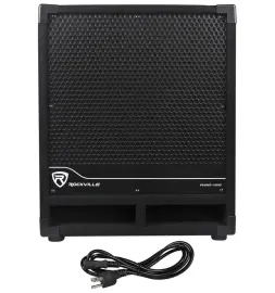 New Rockville RBG12S 12" 1400w Powered Subwoofer Sub For Church Sound Systems