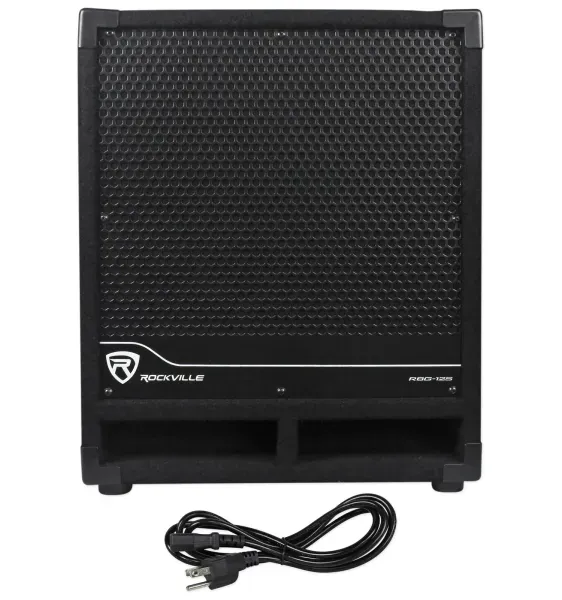 New Rockville RBG12S 12" 1400w Powered Subwoofer Sub For Church Sound Systems