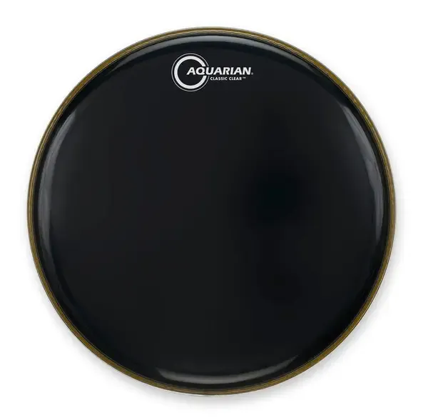 Пластик для барабана Aquarian 12" Classic Clear Resonant Gloss Black