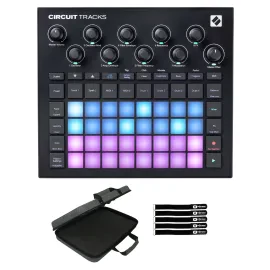 Novation Circuit Tracks Standalone Groovebox Synths Drums Sequencer w Case