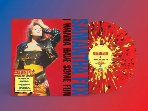Виниловая пластинка Samantha Fox - I Wanna Have Some Fun - 140-Gram Red, Black & Yellow Colored Viny