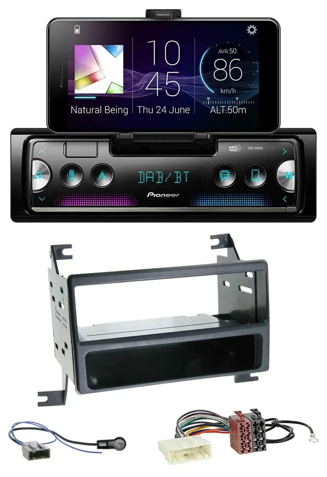 Автомагнитола Pioneer USB MP3 Bluetooth DAB для Nissan Juke (J15, 2010–2014)