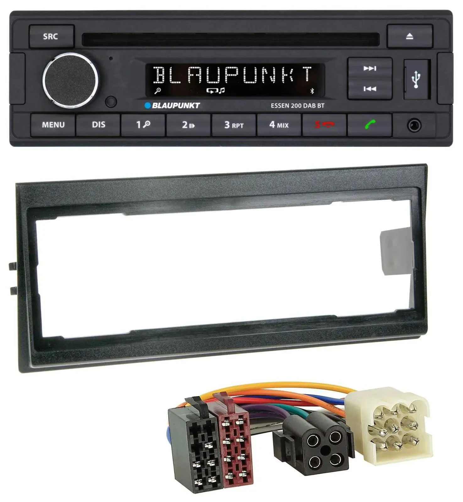 Blaupunkt USB MP3 Bluetooth DAB CD Autoradio für Volvo 740, 760 (1982-1992)