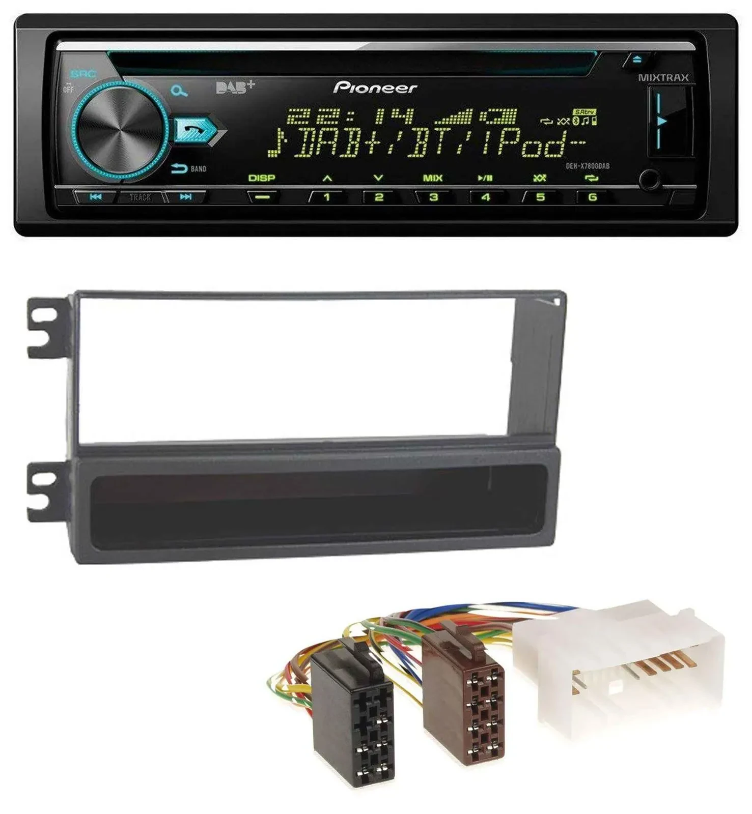 Pioneer DAB MP3 CD USB Bluetooth Autoradio für Kia Magentis (ab 2006)