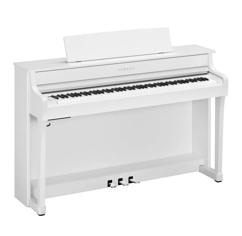 Цифровое пианино Yamaha CLP-845WH белый с банкеткой