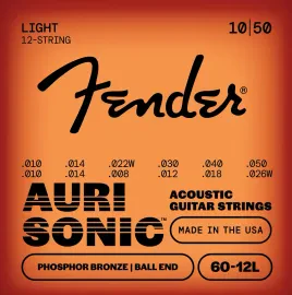 Fender Aurisonic Phosphor Bronze 12-String Acoustic Guitar Strings 10-50
