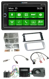 Blaupunkt Bluetooth 2DIN Lenkrad DAB USB TMC Navigation für Ford Galaxy C-Max Fo