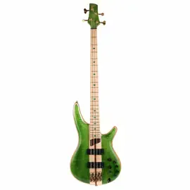 Бас-гитара Ibanez Premium SR4FMDX 4-String Bass Emerald Green Low Gloss
