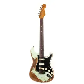 Электрогитара Fender Custom Shop Poblano Stratocaster Super Heavy Relic Super Aged Surf Green