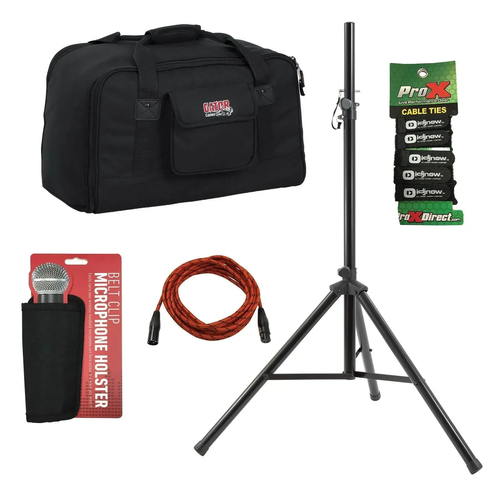 Стойка для акустических систем Gator GPA-TOTE8-ACCPK1 Black с аксессуарами