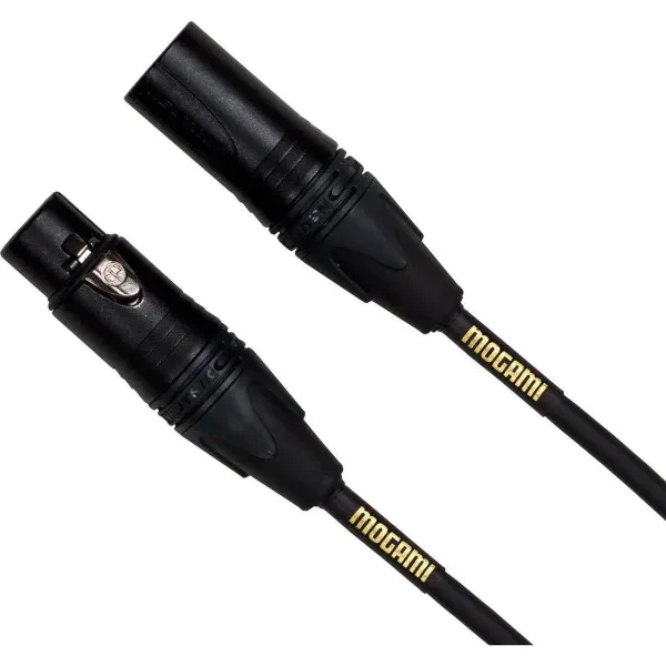 Mogami Gold Studio 2' XLR Male to XLR Female Studio Patch Cable for Microphones