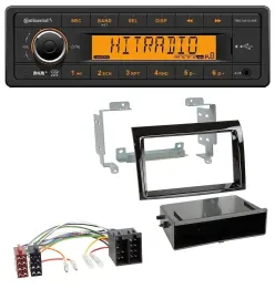 Continental 1DIN DAB MP3 AUX USB Autoradio für Fiat Ducato (06-10) - piano