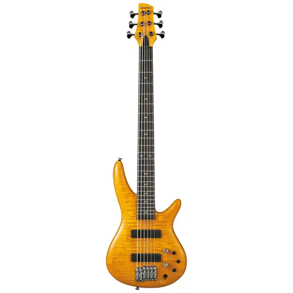 Бас-гитара Ibanez Gerald Veasley Signature GVB1006 Amber