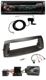 Автомагнитола Pioneer DAB, CD, USB, Bluetooth для Fiat Punto 1999–2005 с поддержкой управления на руле