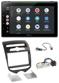 Pioneer 2DIN MP3 USB Bluetooth DAB Autoradio für Hyundai ix20 ab 2010 man. Klima