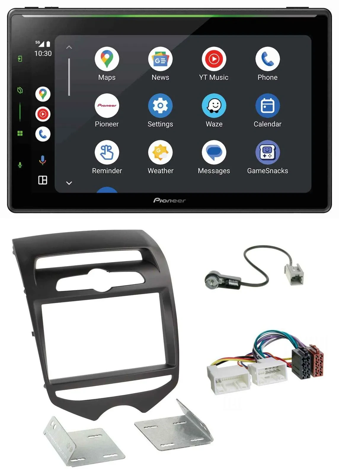 Pioneer 2DIN MP3 USB Bluetooth DAB Autoradio für Hyundai ix20 ab 2010 man. Klima