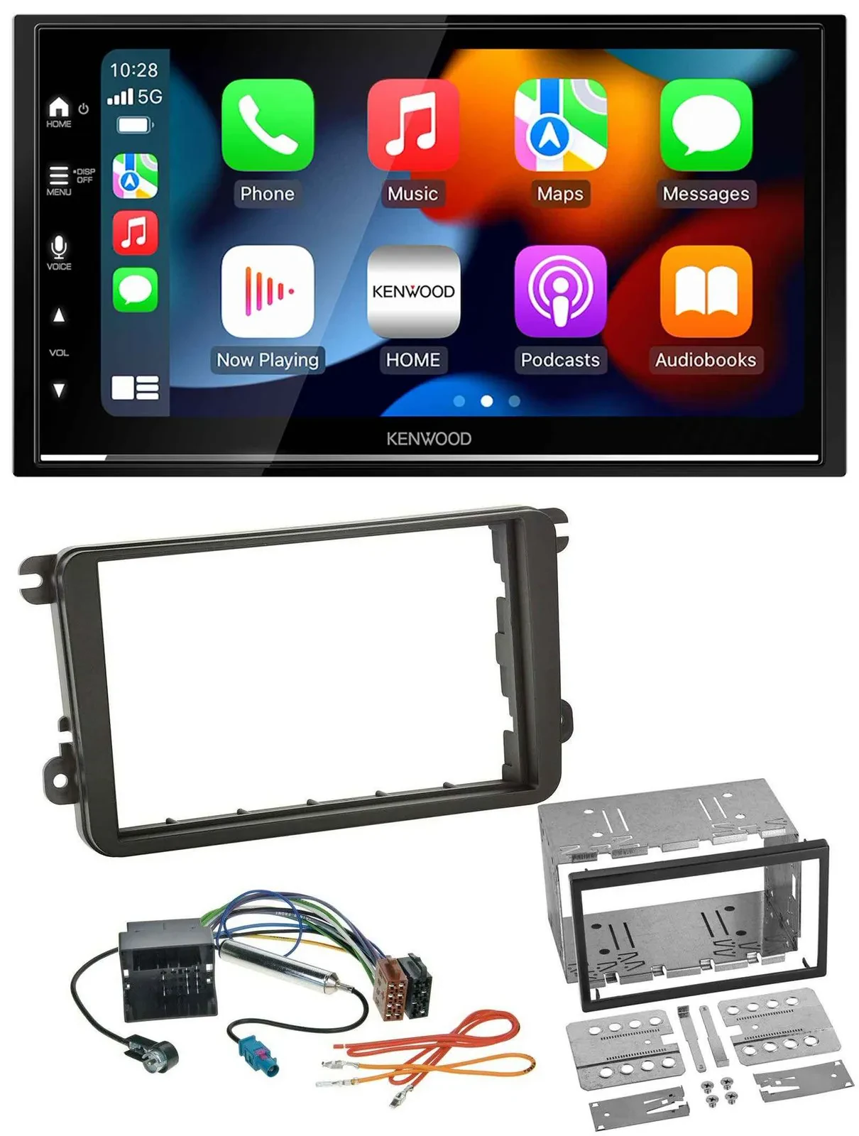 Kenwood DAB USB Bluetooth 2DIN MP3 Autoradio für VW Caddy Golf 5 6 Jetta ab 2003