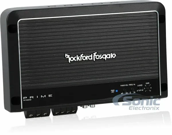 Rockford Fosgate Prime R150X2 2-Channel Class AB Prime Series Car Amplifier