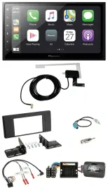 Pioneer USB Lenkrad 2DIN Bluetooth DAB Autoradio für Land Rover Range Rover Vogu