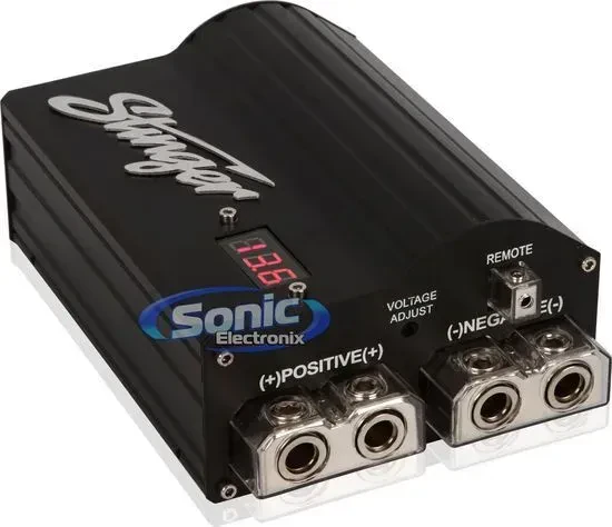 Конденсатор для автозвука Stinger SPC505 5 F, цифровой, гибридный