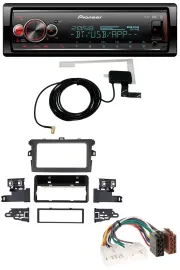 Pioneer Bluetooth DAB USB MP3 Autoradio für Toyota Corolla 2009-2012 silber