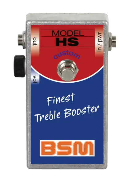 Педаль эффектов для электрогитары BSM Treble Booster HS-Custom