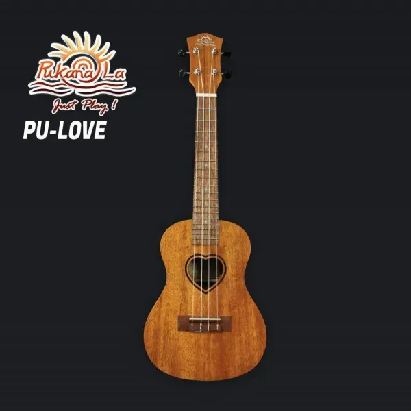 PukanaLa Model LOVE-T Tenor Ukulele with Sapele Mahogany Top, Back and Sides