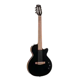 Классическая гитара с подключением Cort Sunset Nylectric II Black с чехлом