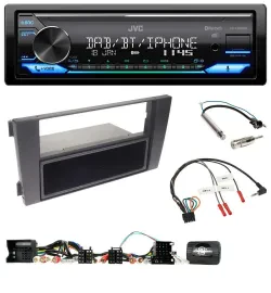 JVC Bluetooth DAB USB Lenkrad Autoradio für Audi A6 (2001-2004)