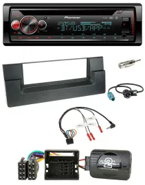 Автомагнитола Pioneer DAB, CD, Bluetooth, USB для BMW 5 Series E39 (2001–2004), активная система