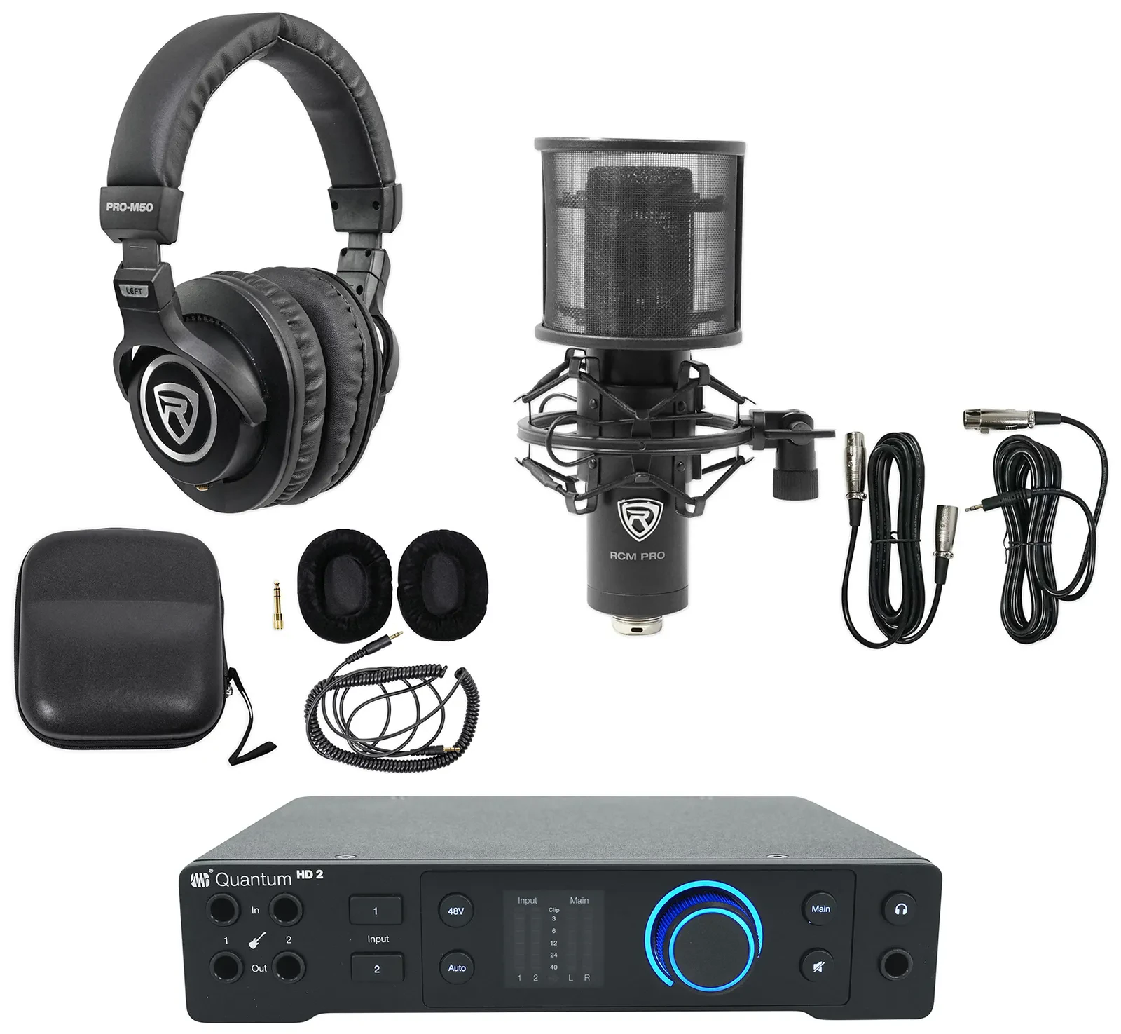 Аудиоинтерфейс PreSonus Quantum HD2 USB (набор)