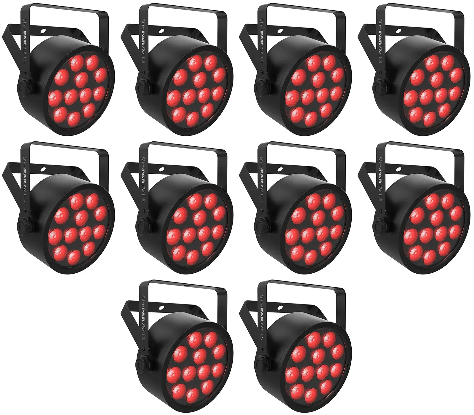 Светодиодный прибор Chauvet DJ SlimPAR T12 ILS RGB LED D-Fi USB (10 штук)