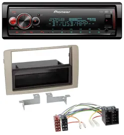 Pioneer Bluetooth USB MP3 DAB Autoradio für Lancia Musa (ab 2005)