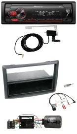 Автомагнитола для Renault Megane 2009–2012 Pioneer 1DIN, USB, DAB, MP3, поддержка управления на руле