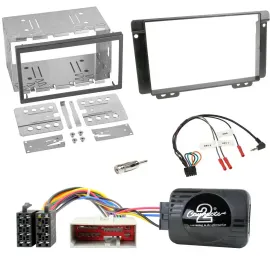 Radioset Lenkradadapter Doppel DIN Autoradio für Land Rover Freelander 2004-2006