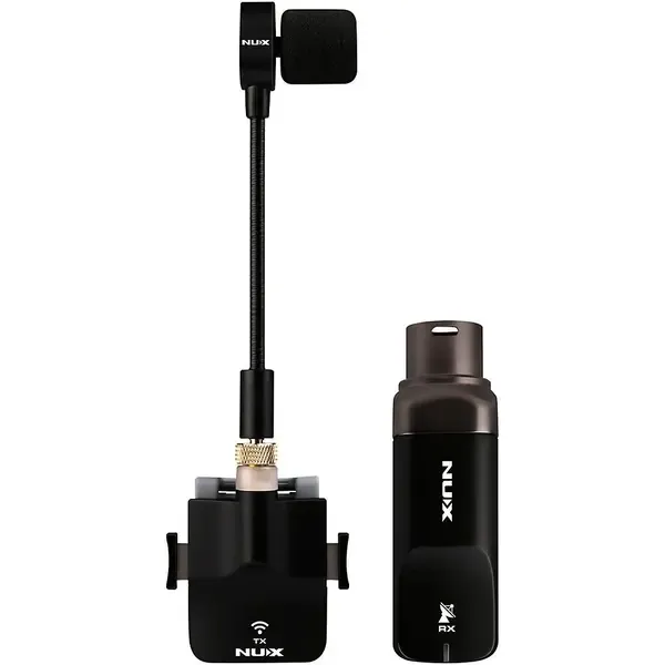 Микрофонная радиосистема NUX B-6 2.4GHz Wireless Saxophone Microphone System Black