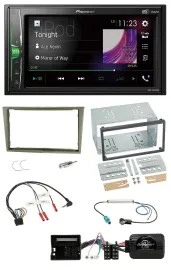 Pioneer 2DIN Lenkrad DAB USB Bluetooth Autoradio für Opel Corsa D Astra H Zafira