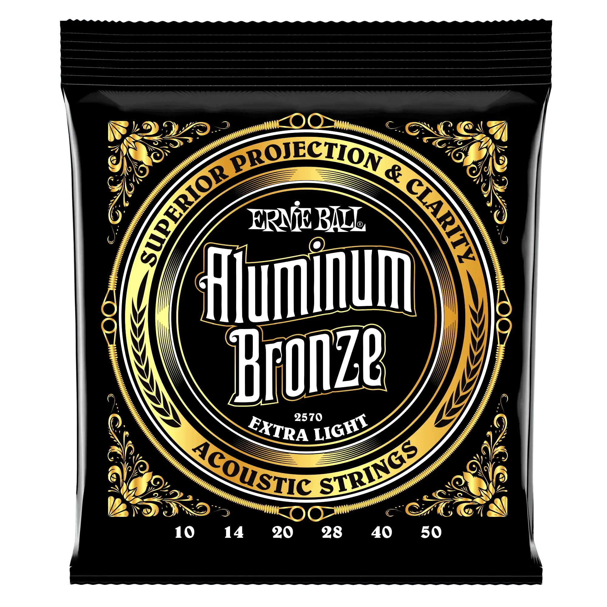 Струны для акустической гитары Ernie Ball 2570 Aluminum Bronze 10-50
