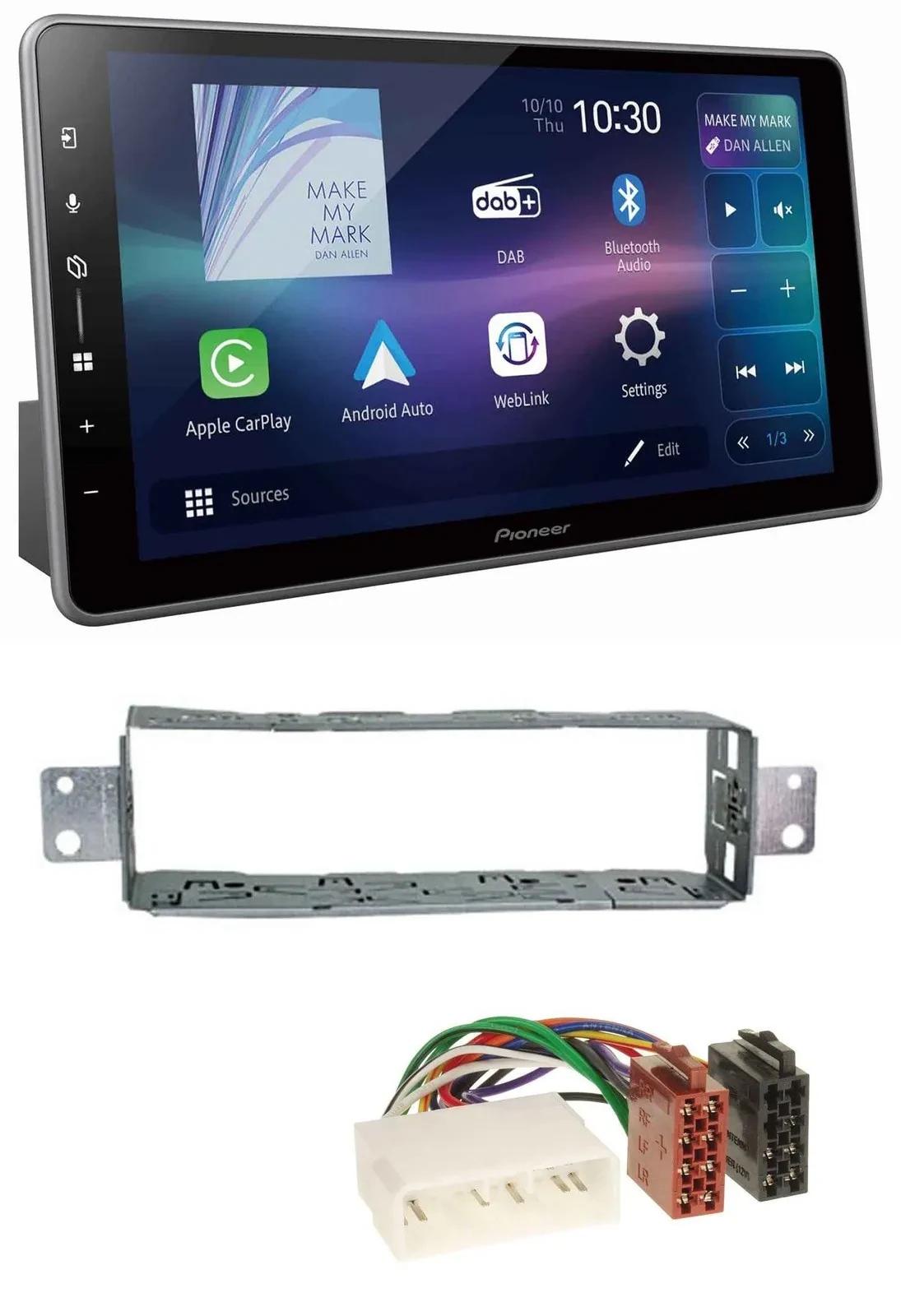 Pioneer Bluetooth USB DAB MP3 Autoradio für Daewoo Lanos Nubria Leganza Matiz