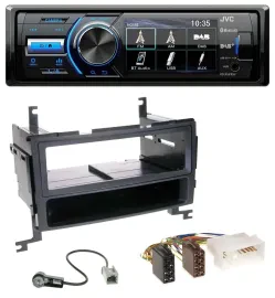 Автомагнитола для Hyundai Santa Fe (2007–2012) JVC Bluetooth, USB, DAB, MP3