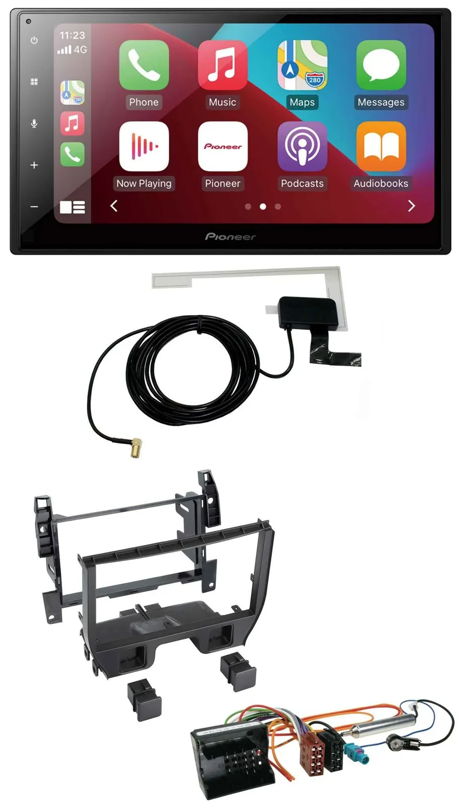 Pioneer USB Bluetooth DAB MP3 2DIN Autoradio für Citroen C3 2010-2016 DS3 ab 201