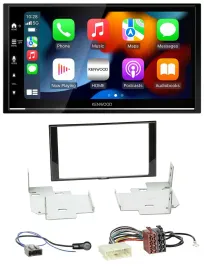 Kenwood DAB USB Bluetooth 2DIN MP3 Autoradio für Nissan Micra Note ab 2013