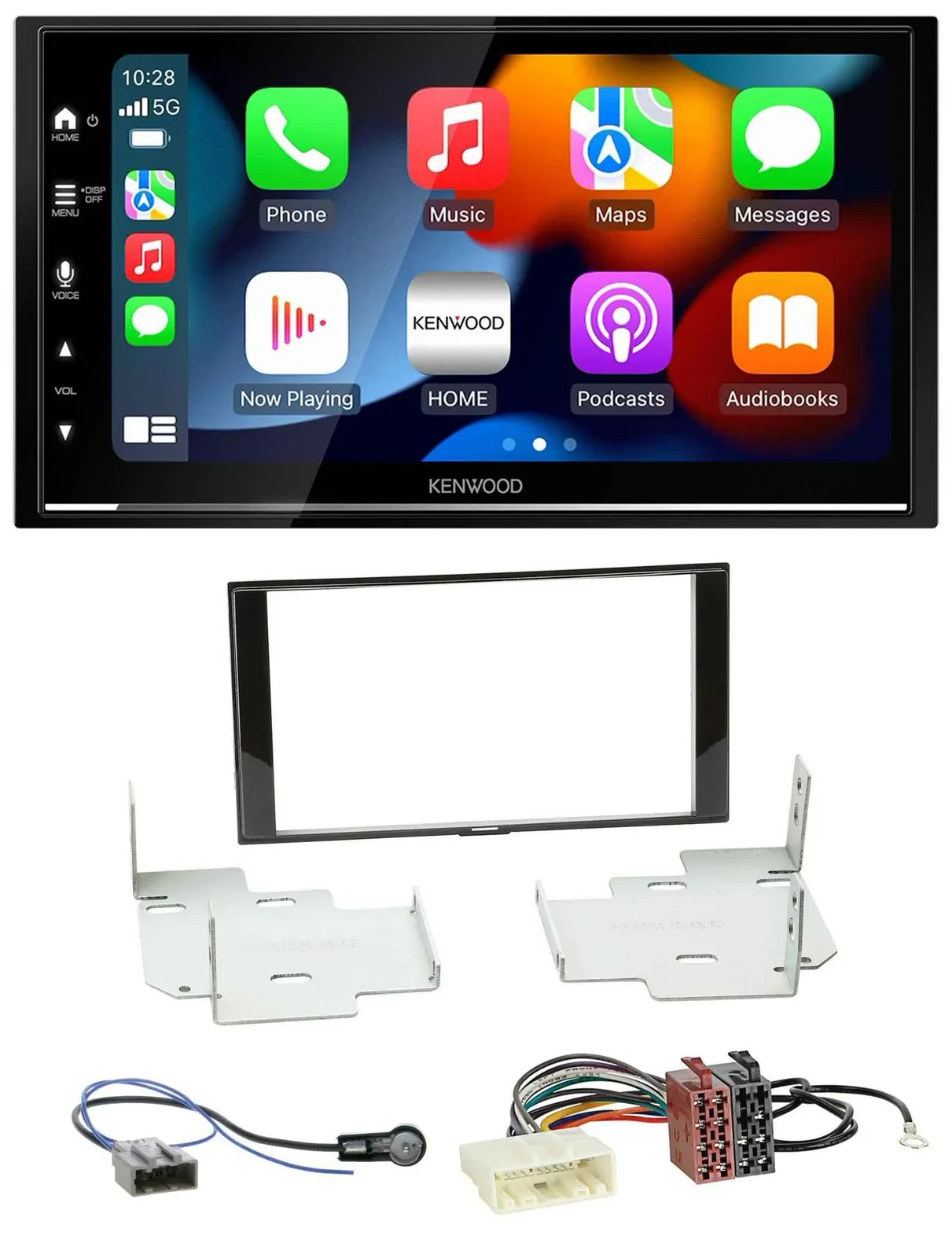 Kenwood DAB USB Bluetooth 2DIN MP3 Autoradio für Nissan Micra Note ab 2013